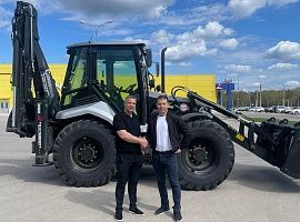 Отгрузка экскаватора-погрузчика Cukurova в г. Калуга