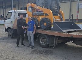 Отгрузка мини-погрузчика CHL 808 в г. Казань